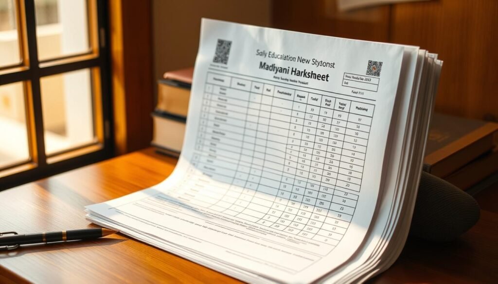 A neatly organized Madhyamik result marksheet displayed on a wooden desk, with a warm, natural lighting from a nearby window illuminating the documents. The marksheet showcases the student's academic achievements in a clear, structured format, hinting at the student's next steps towards higher education. The image exudes a sense of accomplishment and anticipation, setting the tone for the "Preparing for Higher Studies" section of the article. A neatly organized Madhyamik result marksheet displayed on a wooden desk, with a warm, natural lighting from a nearby window illuminating the documents. The marksheet showcases the student's academic achievements in a clear, structured format, hinting at the student's next steps towards higher education. The image exudes a sense of accomplishment and anticipation, setting the tone for the "Preparing for Higher Studies" section of the article.